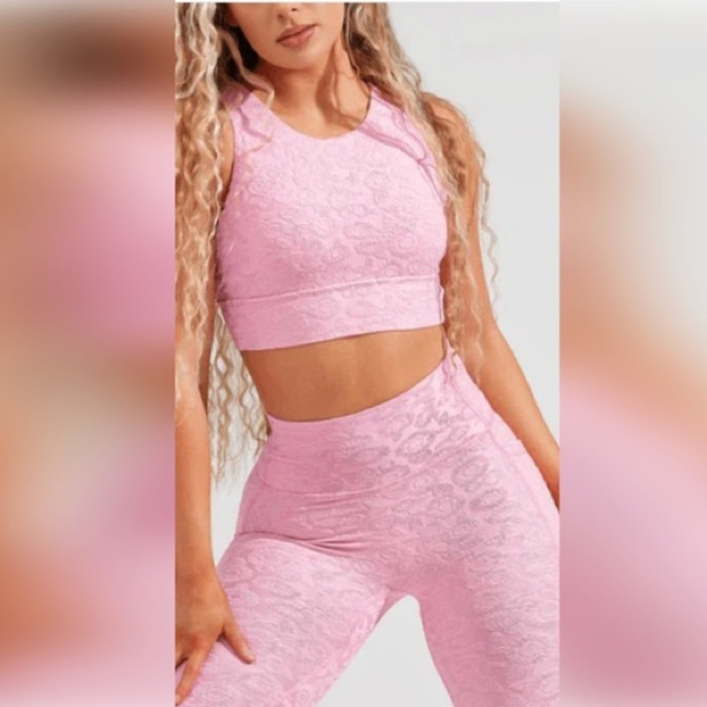 Buffbunny Flower Power leggings - M - Pink